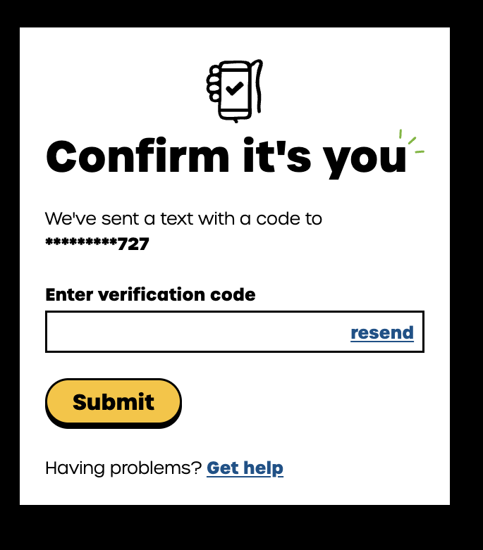 Giffgaff 登录与仪表盘界面